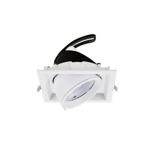 Comercios Oficinas Foco Regulable 20W 3000K 1650LM Blanco Downlights Focos Empotrables LED C0407 CSL004-A -KOSOOM