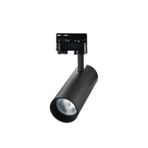 Spotlight Track Lighting Foco Iluminación LED en Riel Negro 4000K 15W 1330LM Ángulo de haz 55˚ TRL010-T1004N- Kosoom