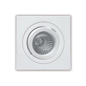 Empotrable cuadrado 9,2 cm blanco BASICO GU10
