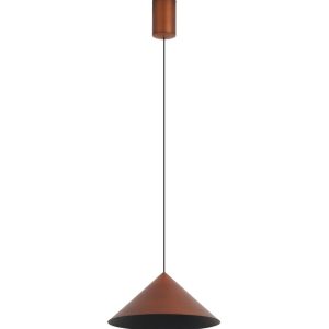 Lámpara color cobre 10W Ø 24 cm CONO LED