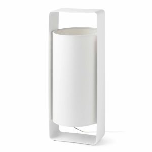Lámpara de mesa blanca grande LULA