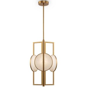 Lámpara dorada 3 luces Ø 30 cm MARMO