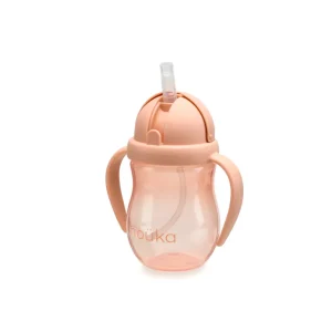 TAZA ANTIDERRAME CON PAJITA FLEXIBLE BLUSH